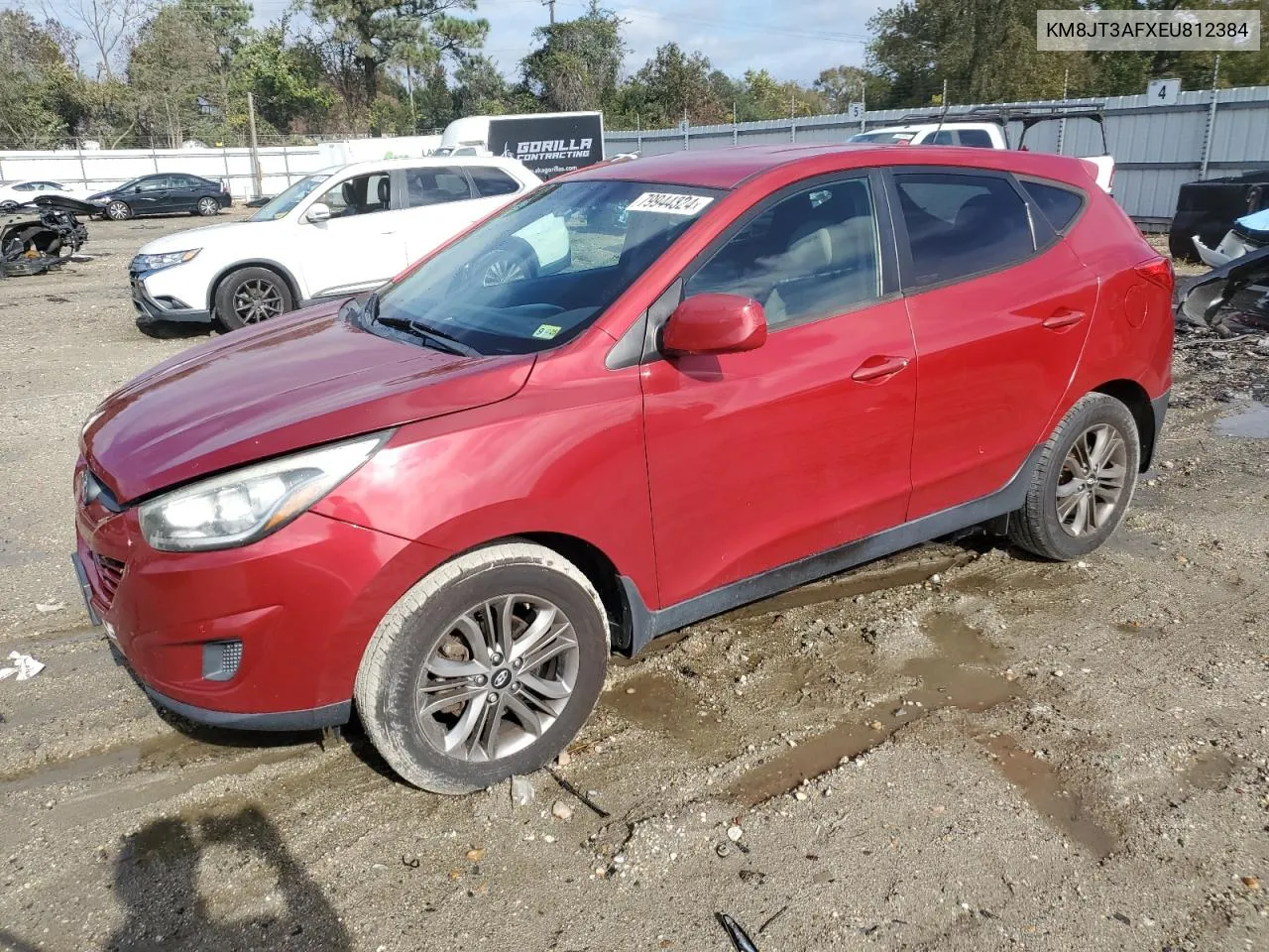 2014 Hyundai Tucson Gls VIN: KM8JT3AFXEU812384 Lot: 79944324