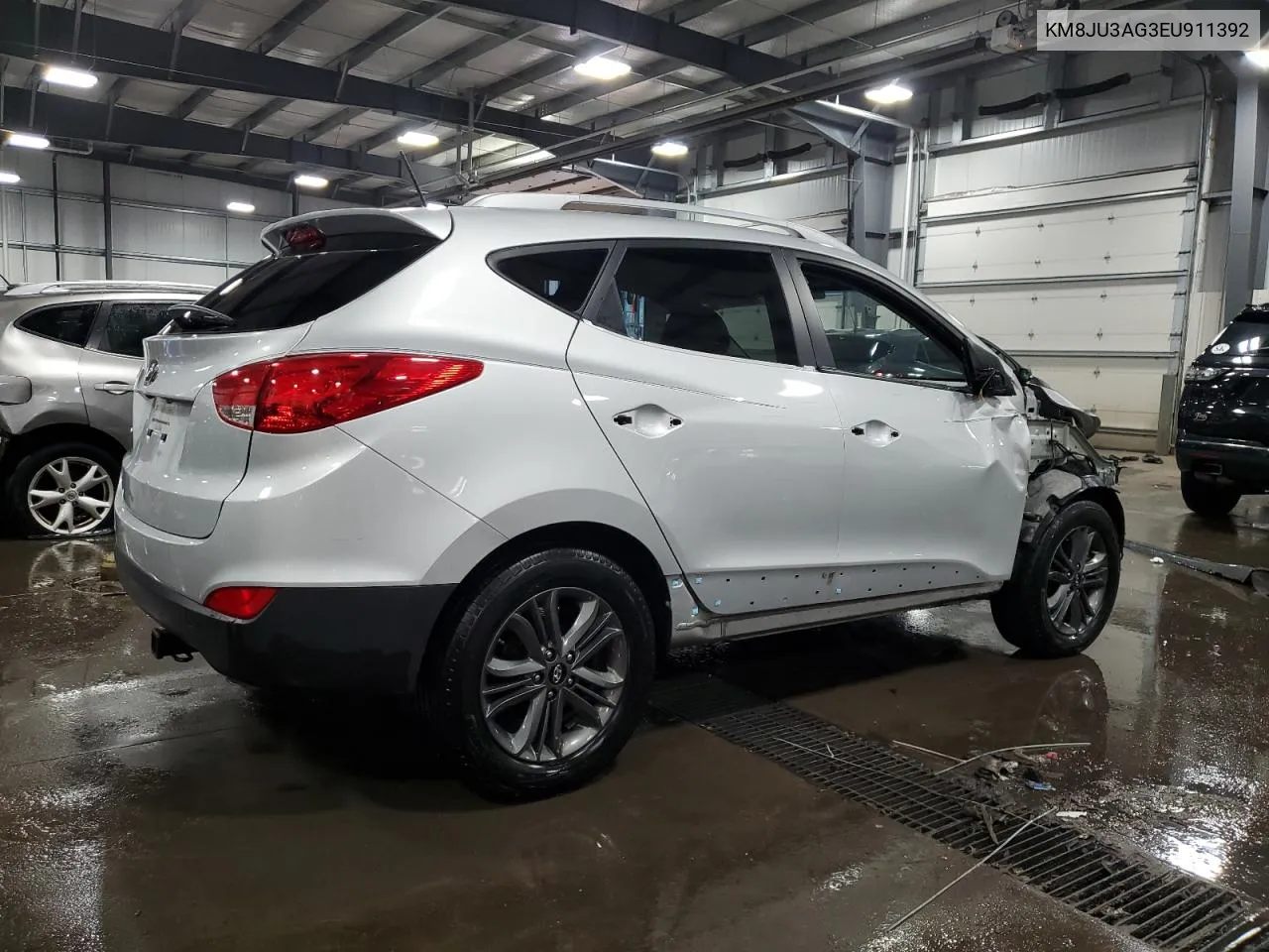 2014 Hyundai Tucson Gls VIN: KM8JU3AG3EU911392 Lot: 80575834