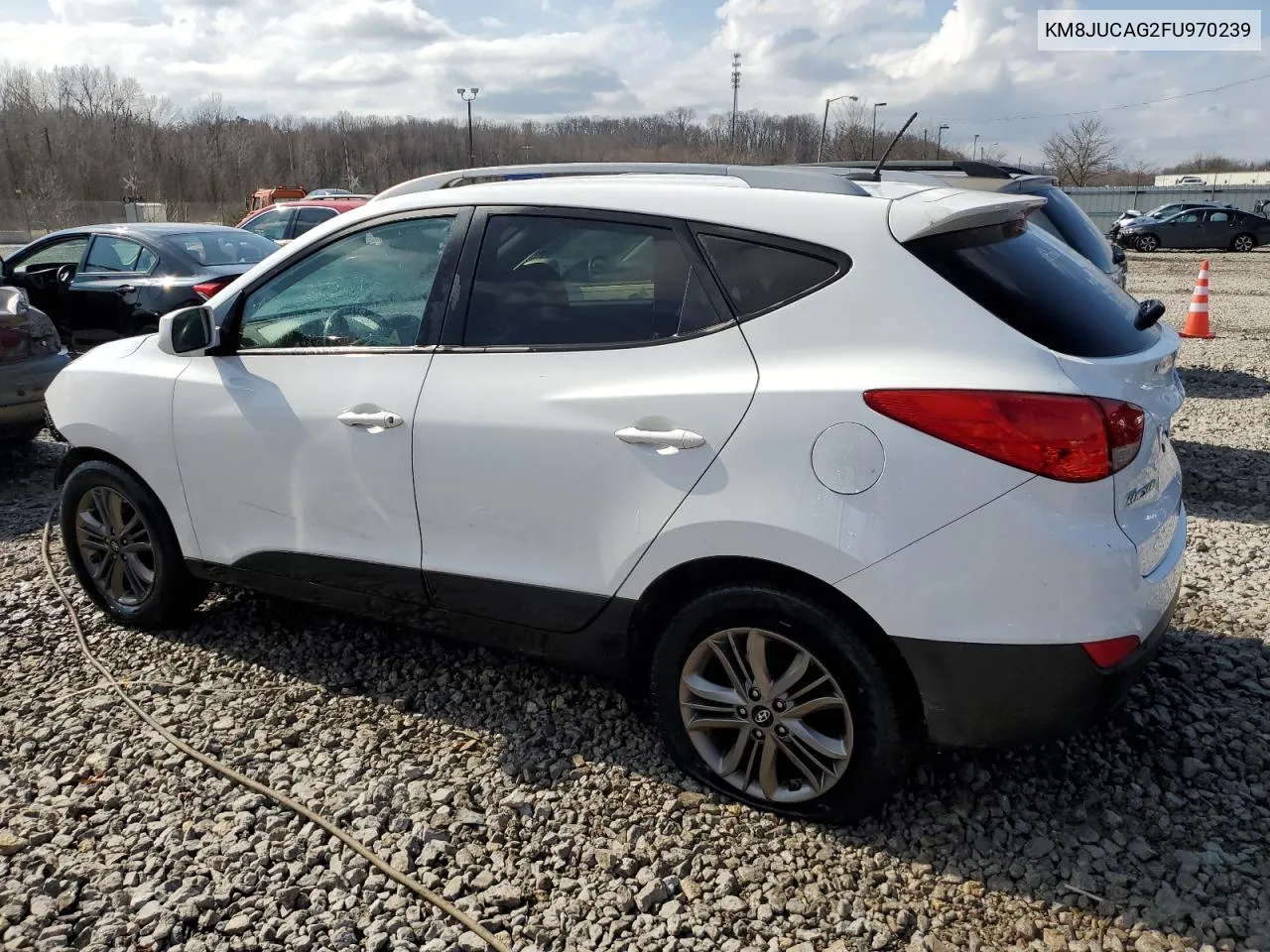 2015 Hyundai Tucson Limited VIN: KM8JUCAG2FU970239 Lot: 44617774