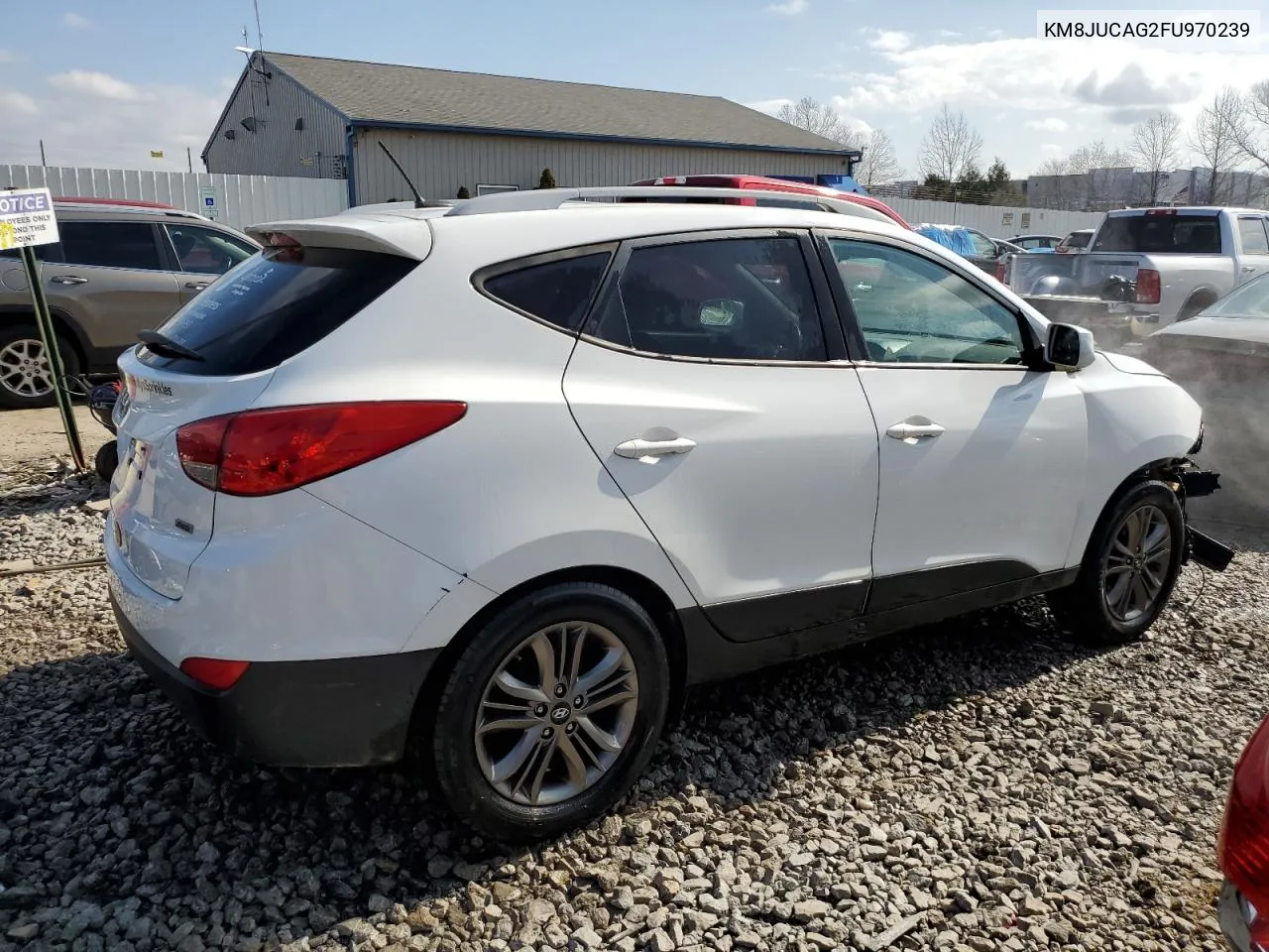 2015 Hyundai Tucson Limited VIN: KM8JUCAG2FU970239 Lot: 44617774