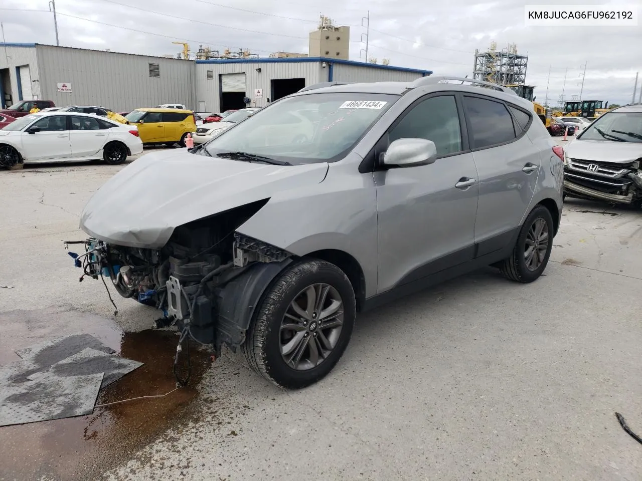 2015 Hyundai Tucson Limited VIN: KM8JUCAG6FU962192 Lot: 46681434