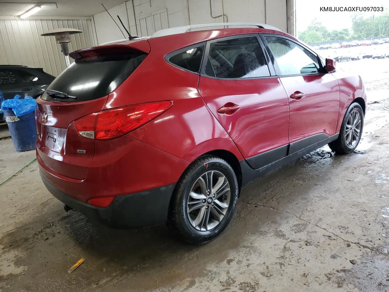 2015 Hyundai Tucson Limited VIN: KM8JUCAGXFU097033 Lot: 54179794