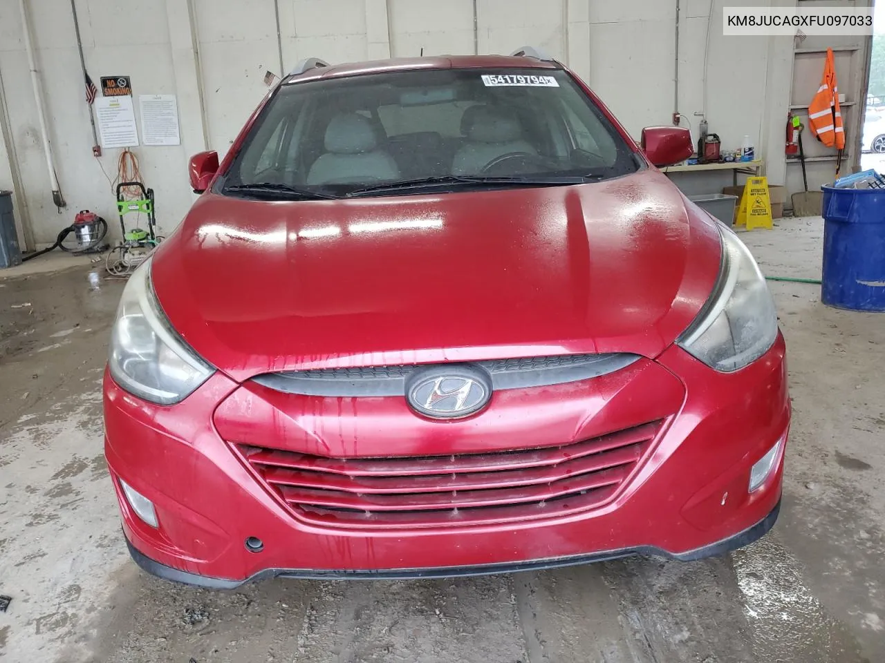 2015 Hyundai Tucson Limited VIN: KM8JUCAGXFU097033 Lot: 54179794