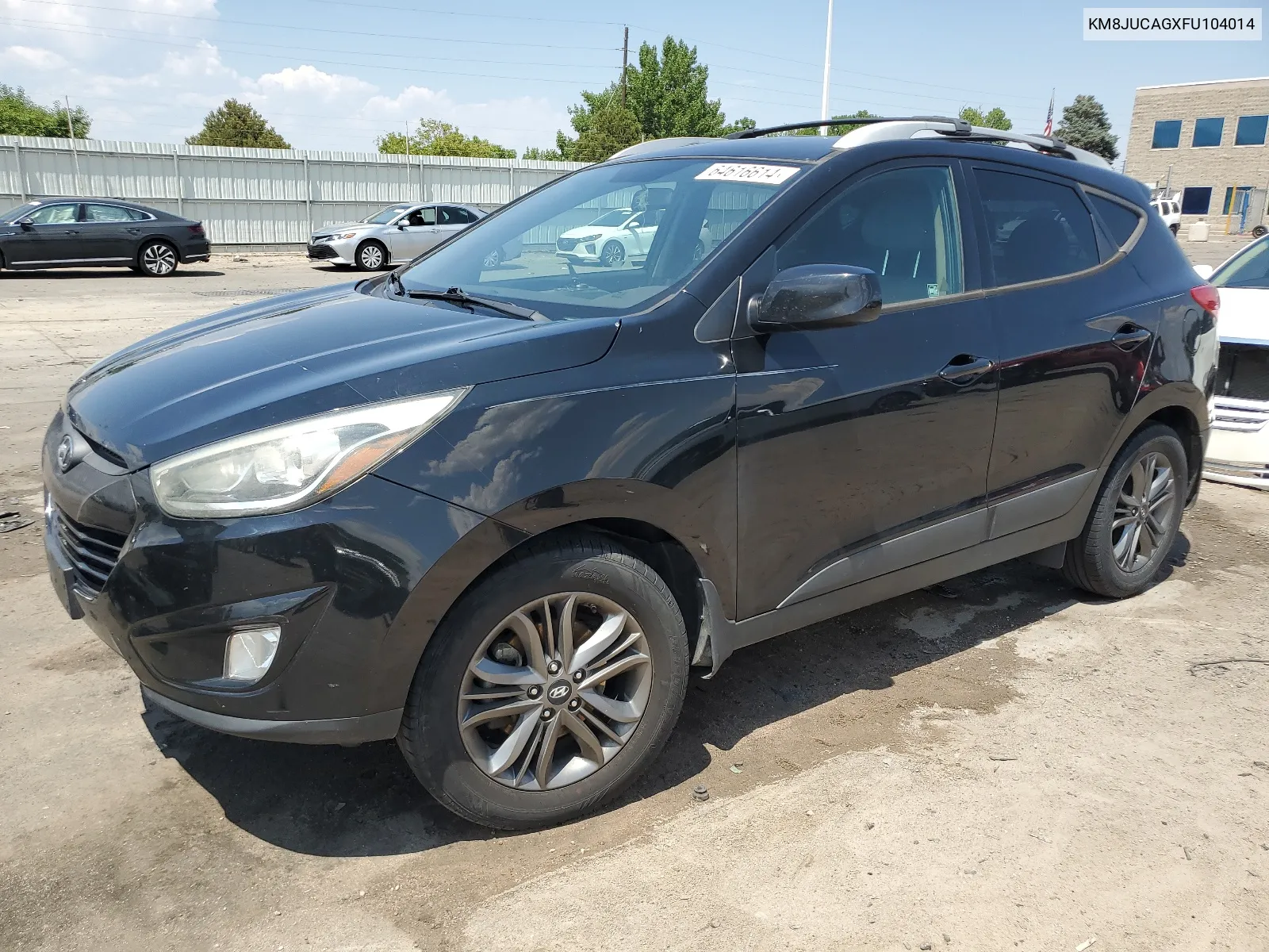 2015 Hyundai Tucson Limited VIN: KM8JUCAGXFU104014 Lot: 64616614