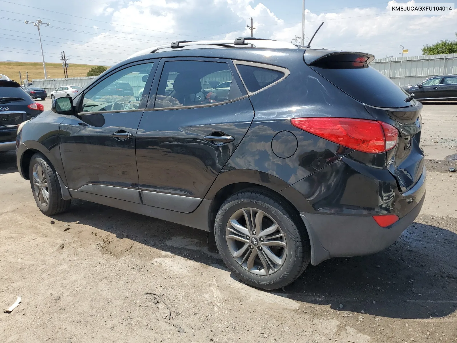 2015 Hyundai Tucson Limited VIN: KM8JUCAGXFU104014 Lot: 64616614