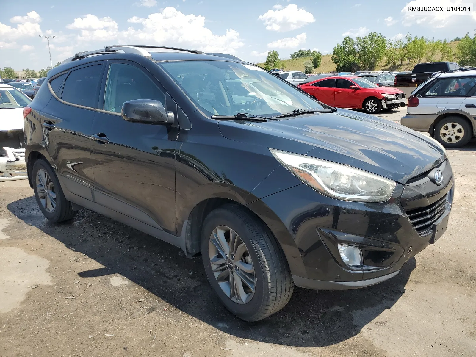 2015 Hyundai Tucson Limited VIN: KM8JUCAGXFU104014 Lot: 64616614