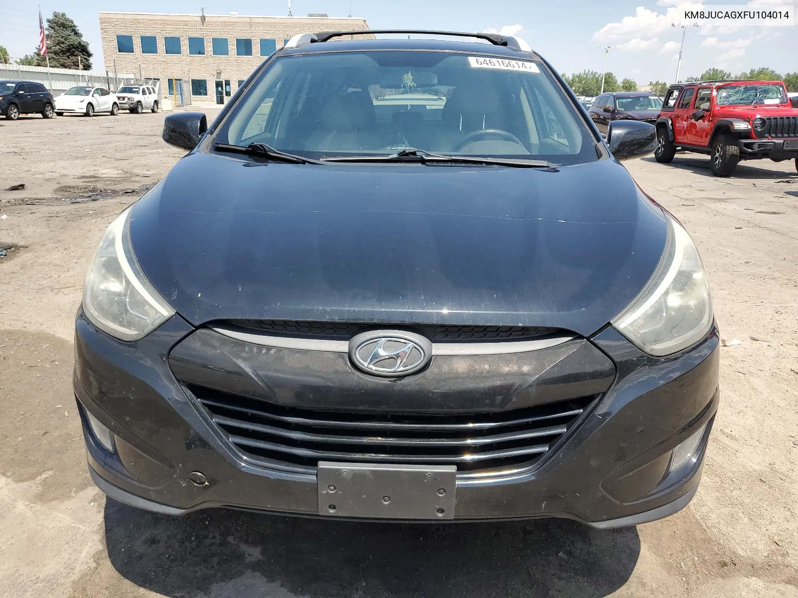 2015 Hyundai Tucson Limited VIN: KM8JUCAGXFU104014 Lot: 64616614