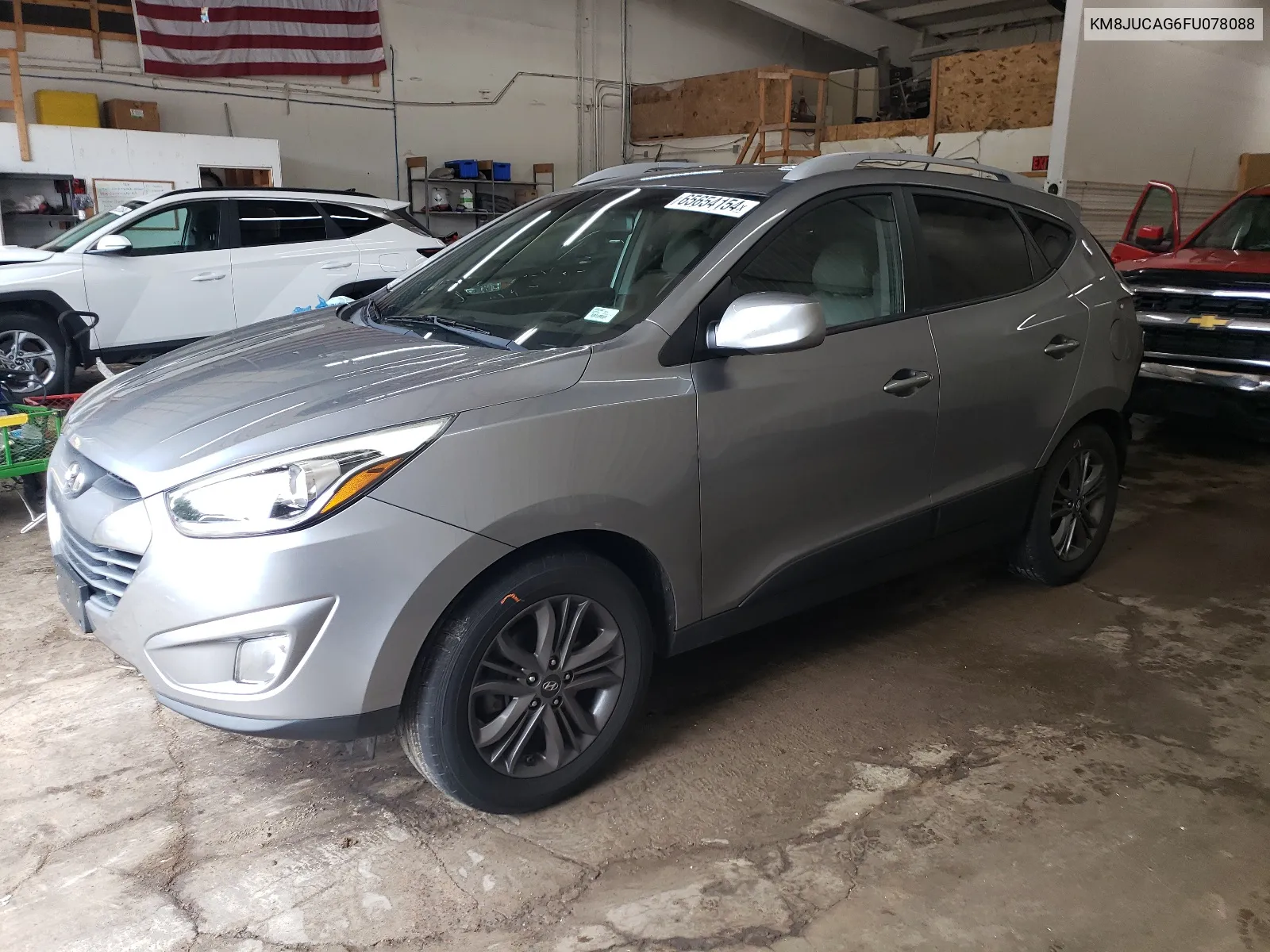 2015 Hyundai Tucson Limited VIN: KM8JUCAG6FU078088 Lot: 65654154