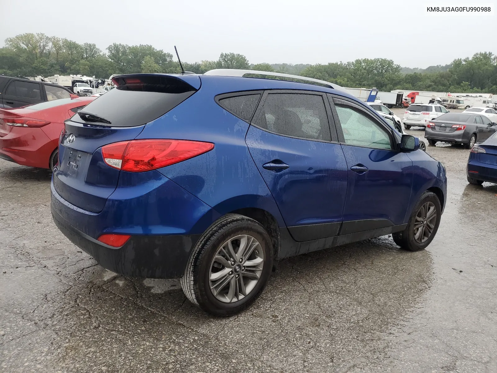 2015 Hyundai Tucson Limited VIN: KM8JU3AG0FU990988 Lot: 66509924