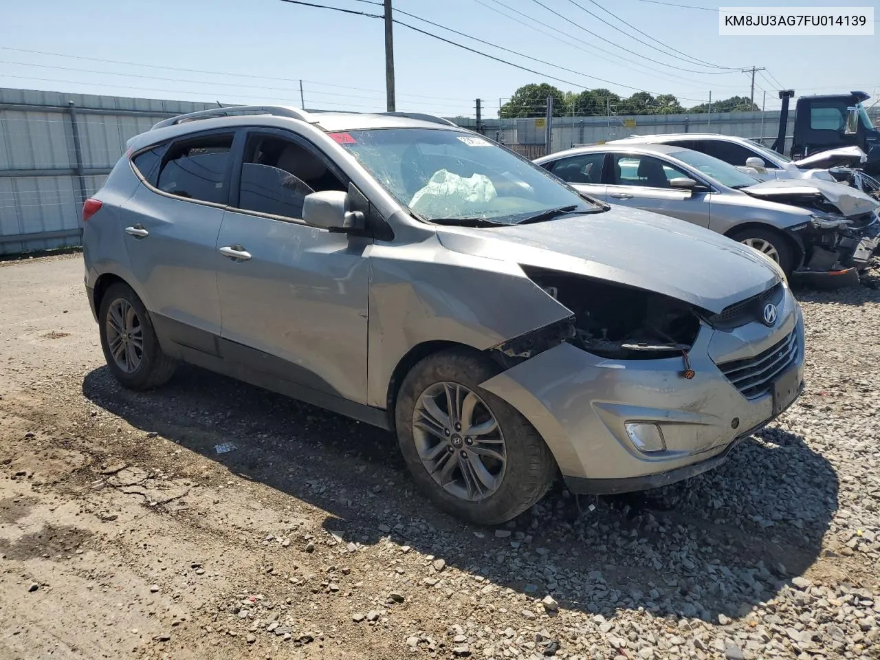 2015 Hyundai Tucson Limited VIN: KM8JU3AG7FU014139 Lot: 68463284