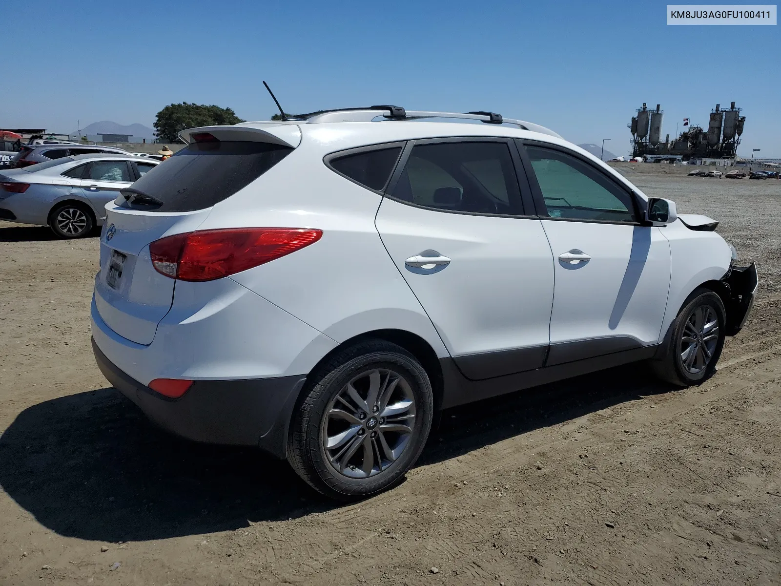 2015 Hyundai Tucson Limited VIN: KM8JU3AG0FU100411 Lot: 69056524