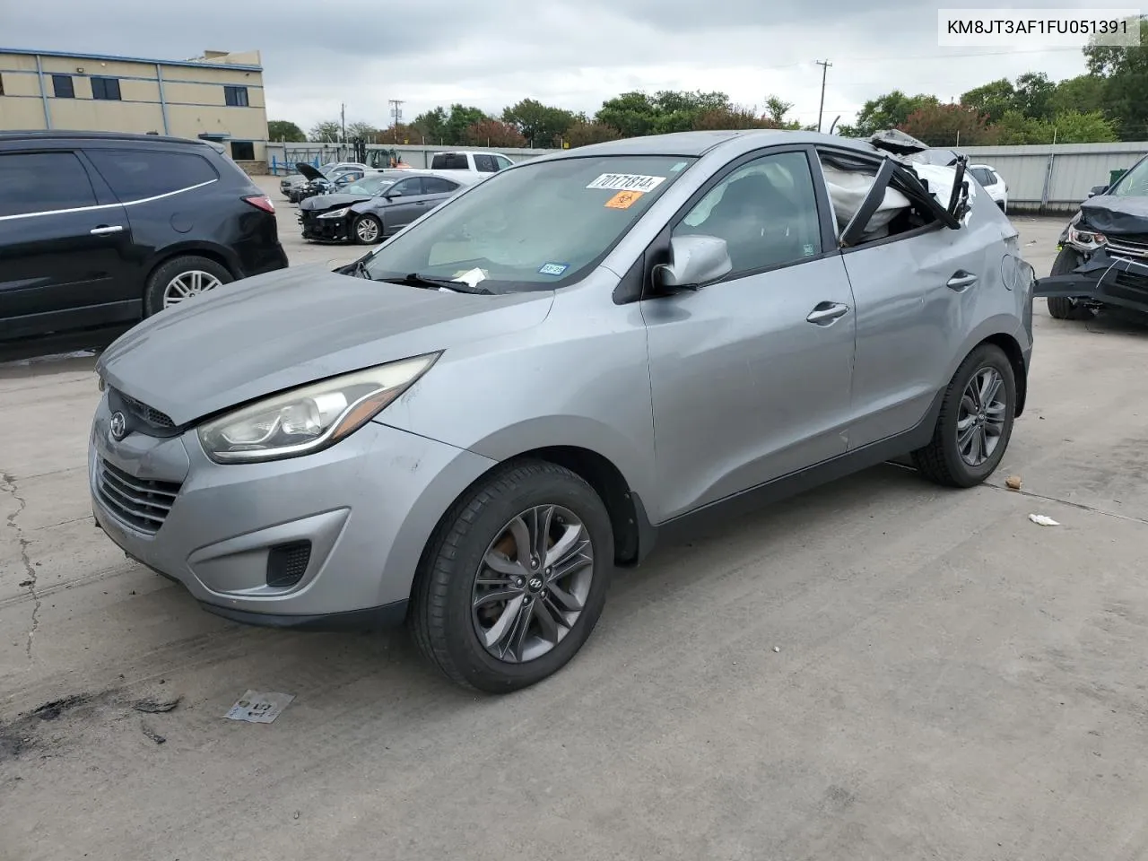 2015 Hyundai Tucson Gls VIN: KM8JT3AF1FU051391 Lot: 70171814