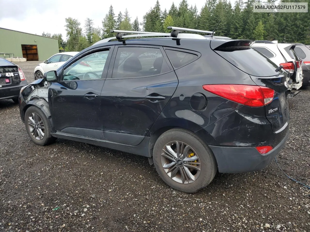 2015 Hyundai Tucson Limited VIN: KM8JUCAG2FU117579 Lot: 71225974