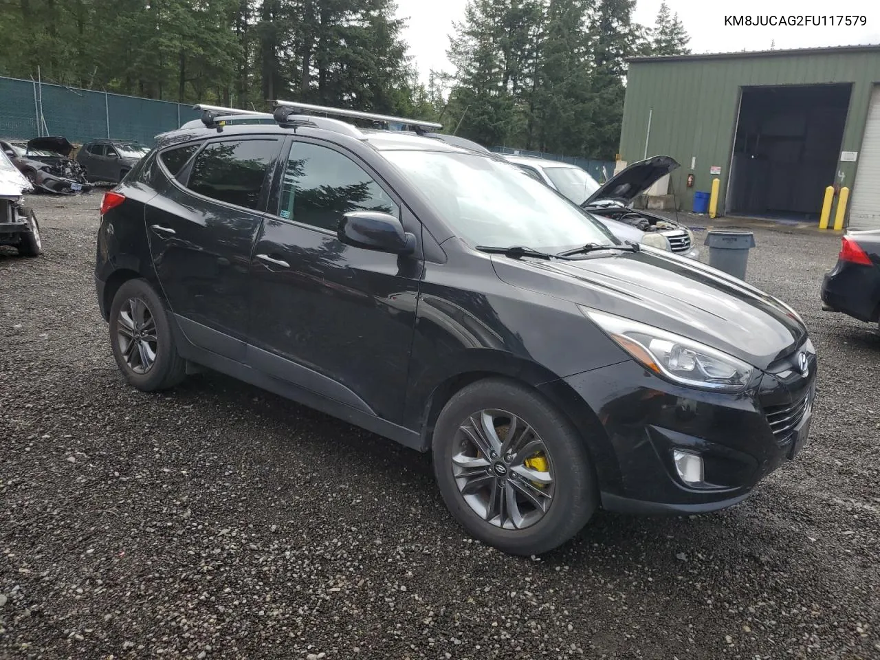 2015 Hyundai Tucson Limited VIN: KM8JUCAG2FU117579 Lot: 71225974