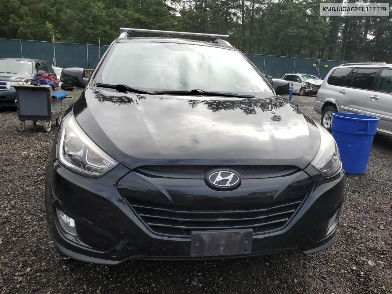 2015 Hyundai Tucson Limited VIN: KM8JUCAG2FU117579 Lot: 71225974