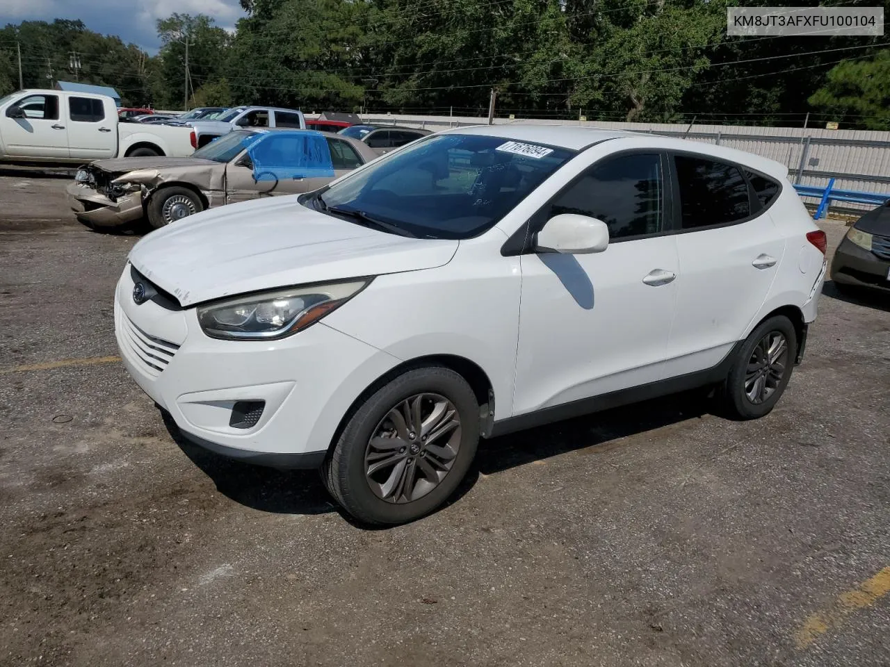 2015 Hyundai Tucson Gls VIN: KM8JT3AFXFU100104 Lot: 71676094