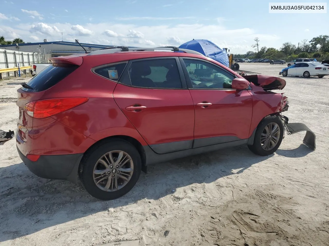 2015 Hyundai Tucson Limited VIN: KM8JU3AG5FU042134 Lot: 72017754