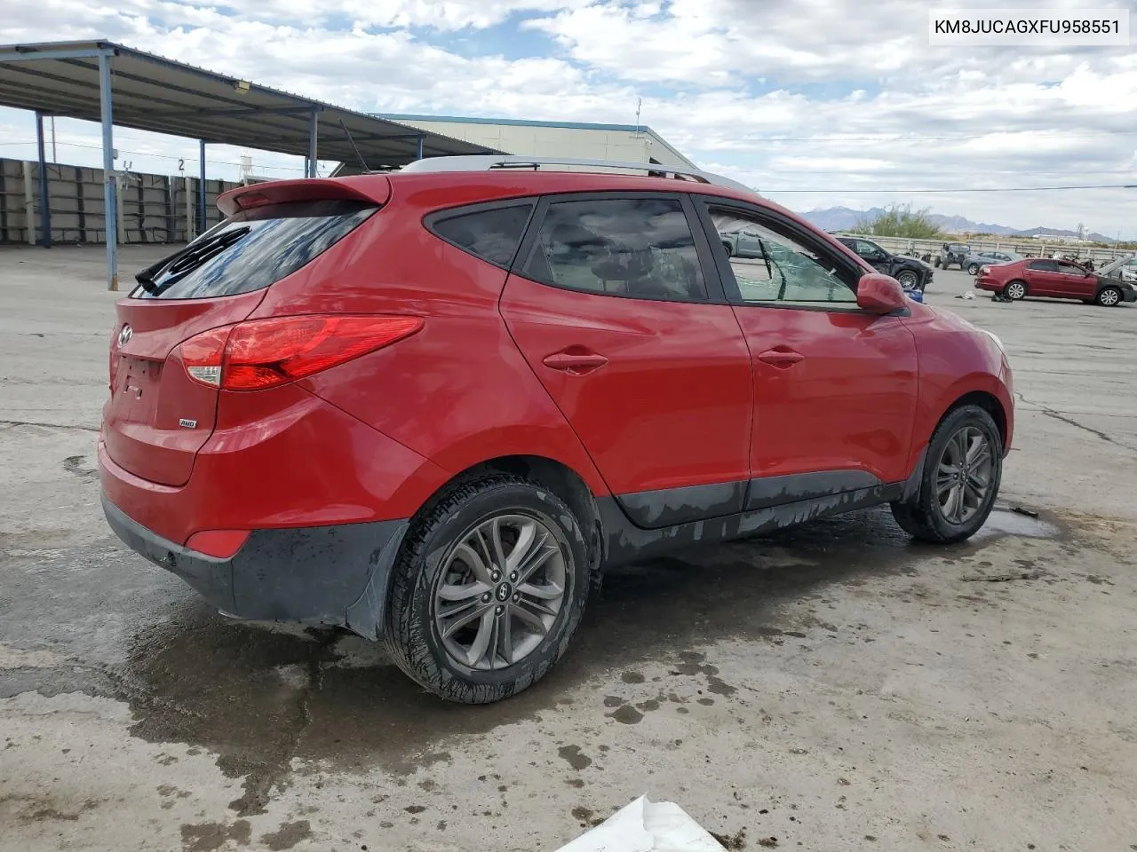 2015 Hyundai Tucson Limited VIN: KM8JUCAGXFU958551 Lot: 72278684