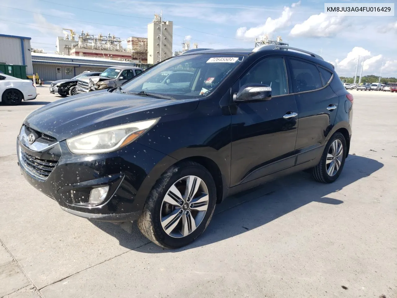 2015 Hyundai Tucson Limited VIN: KM8JU3AG4FU016429 Lot: 72645504