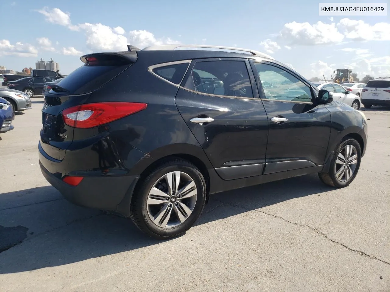 2015 Hyundai Tucson Limited VIN: KM8JU3AG4FU016429 Lot: 72645504