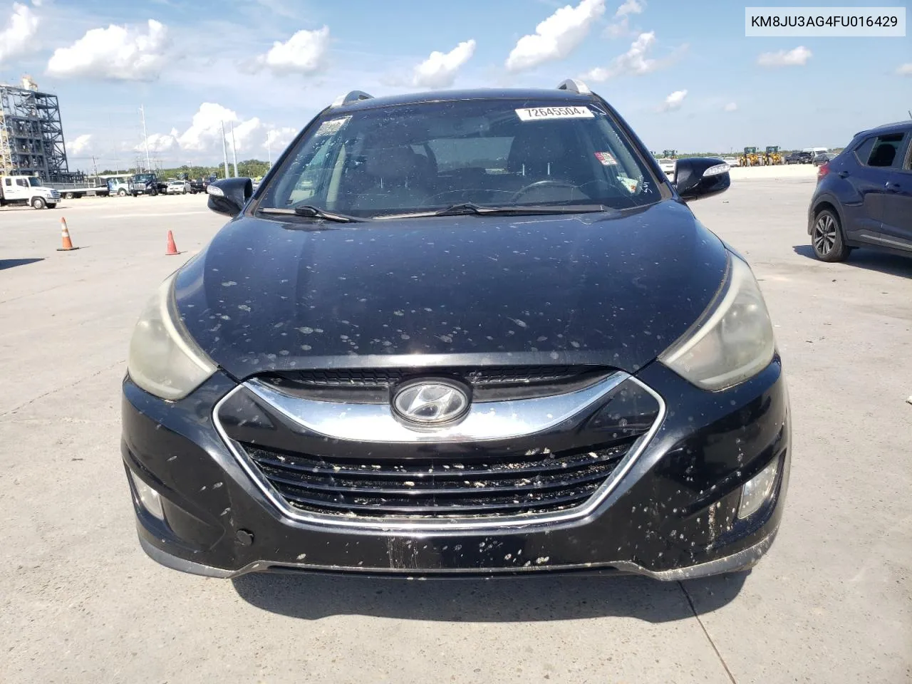 2015 Hyundai Tucson Limited VIN: KM8JU3AG4FU016429 Lot: 72645504