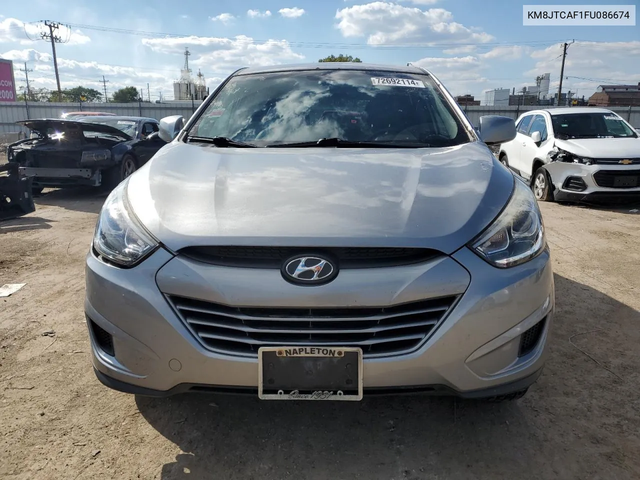 KM8JTCAF1FU086674 2015 Hyundai Tucson Gls