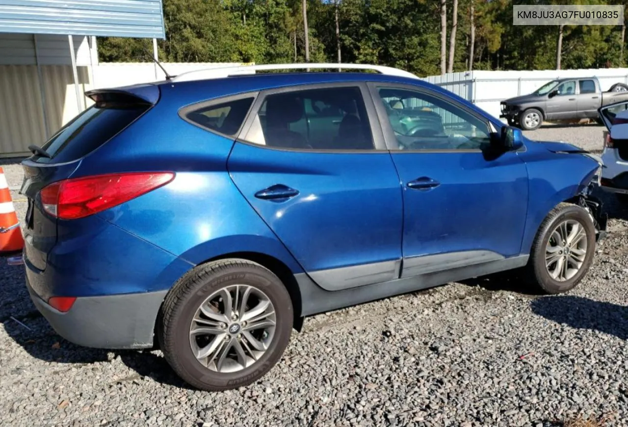 2015 Hyundai Tucson Limited VIN: KM8JU3AG7FU010835 Lot: 73283113