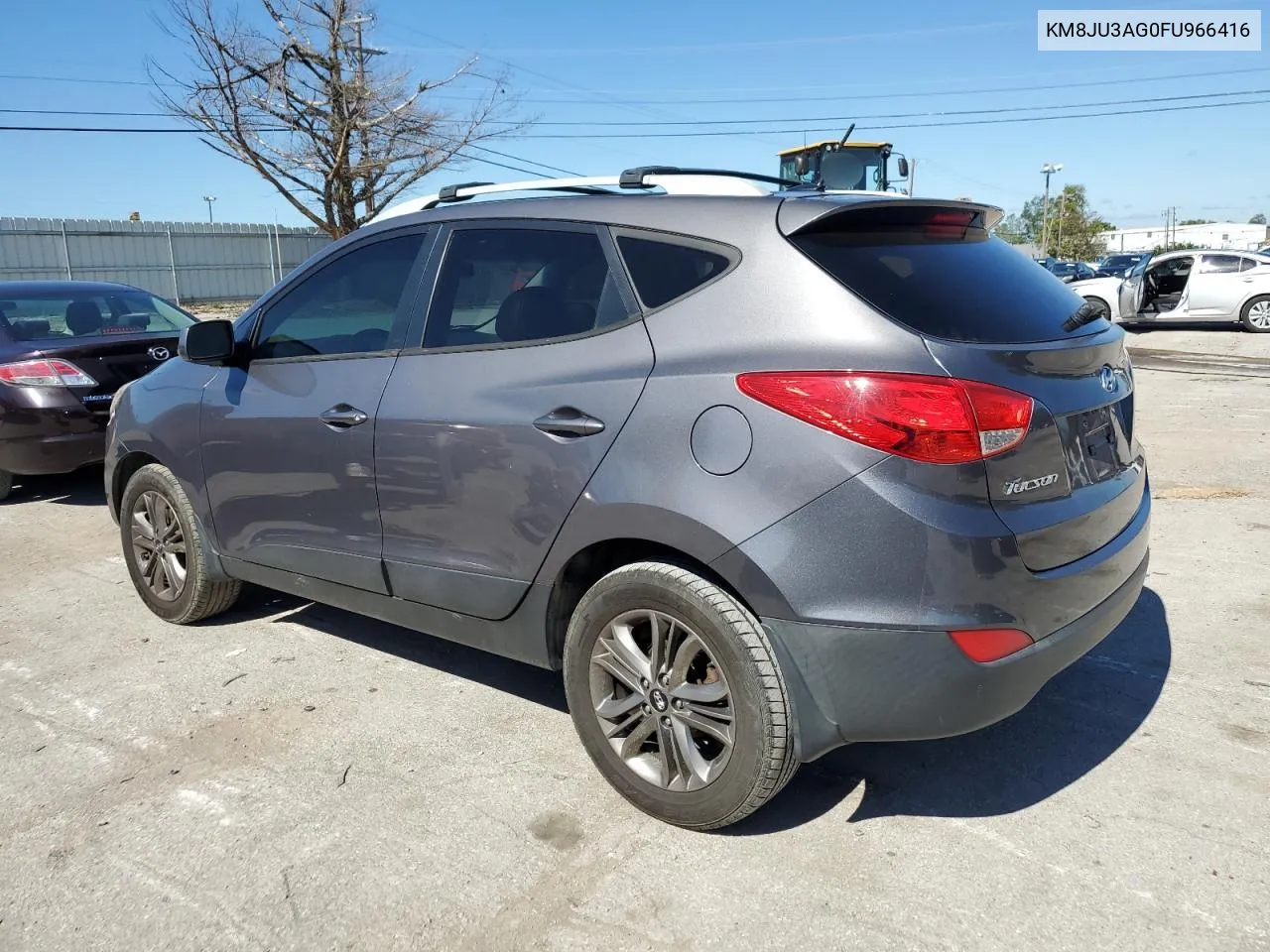 2015 Hyundai Tucson Limited VIN: KM8JU3AG0FU966416 Lot: 73582574