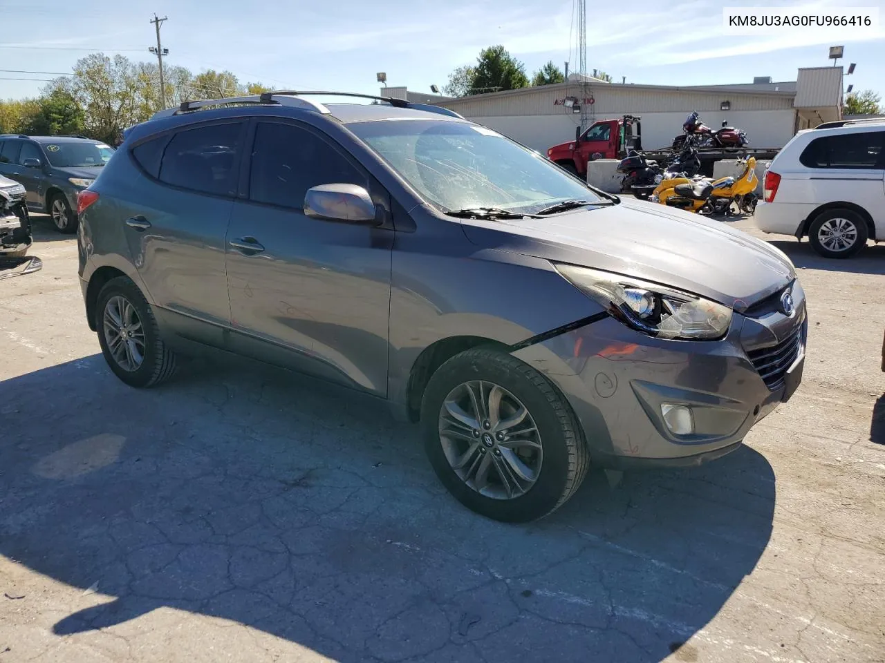 2015 Hyundai Tucson Limited VIN: KM8JU3AG0FU966416 Lot: 73582574