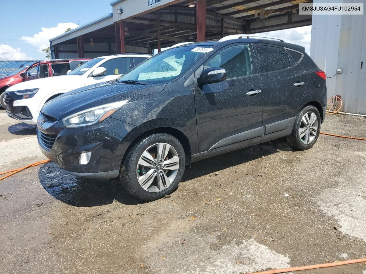 2015 Hyundai Tucson Limited VIN: KM8JU3AG4FU102954 Lot: 73676304