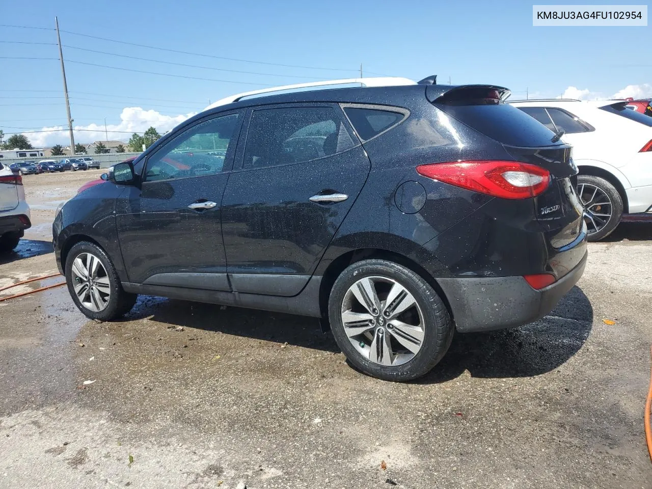 2015 Hyundai Tucson Limited VIN: KM8JU3AG4FU102954 Lot: 73676304