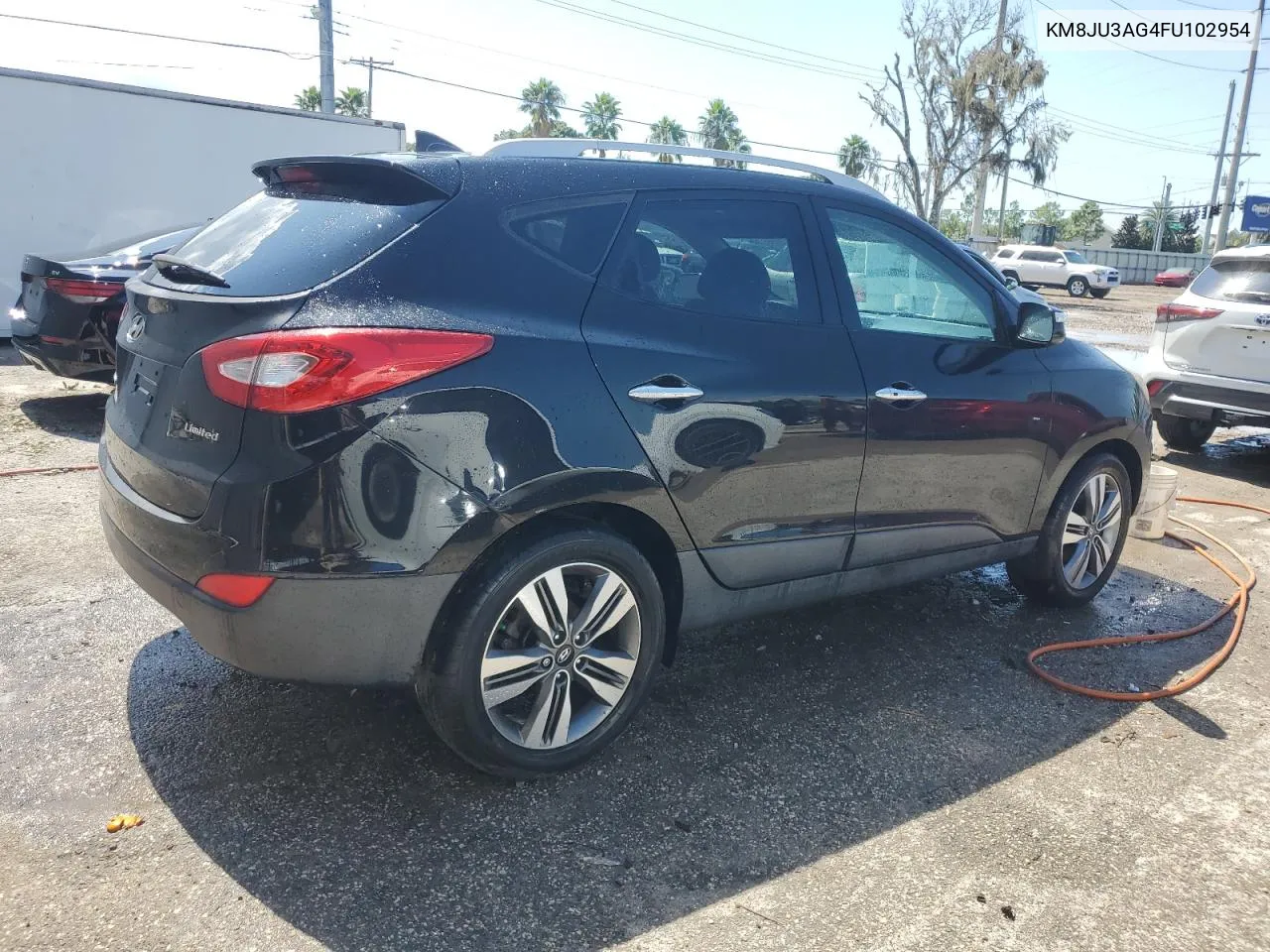 2015 Hyundai Tucson Limited VIN: KM8JU3AG4FU102954 Lot: 73676304