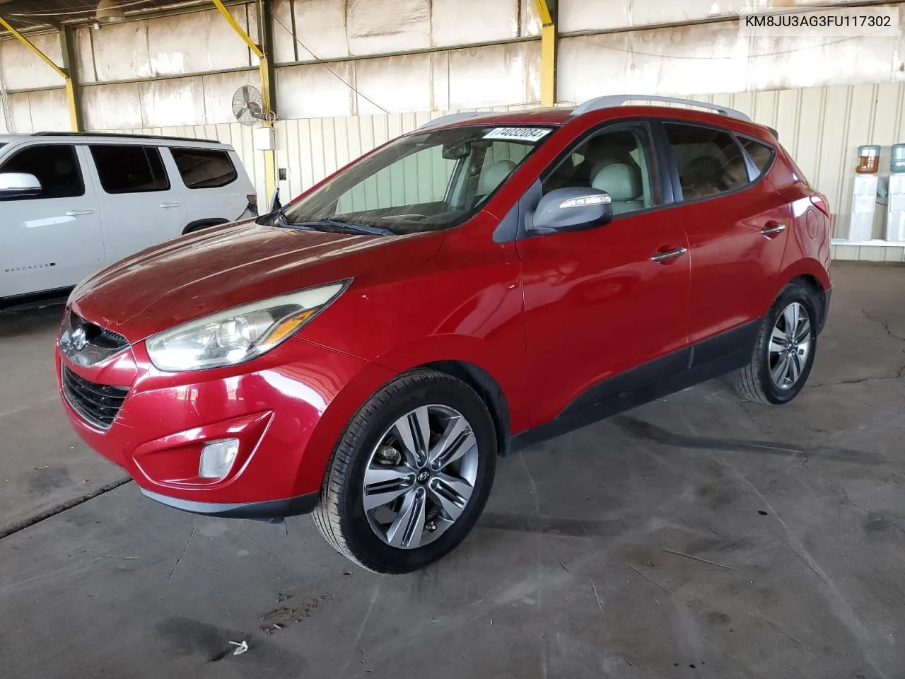 2015 Hyundai Tucson Limited VIN: KM8JU3AG3FU117302 Lot: 74032084