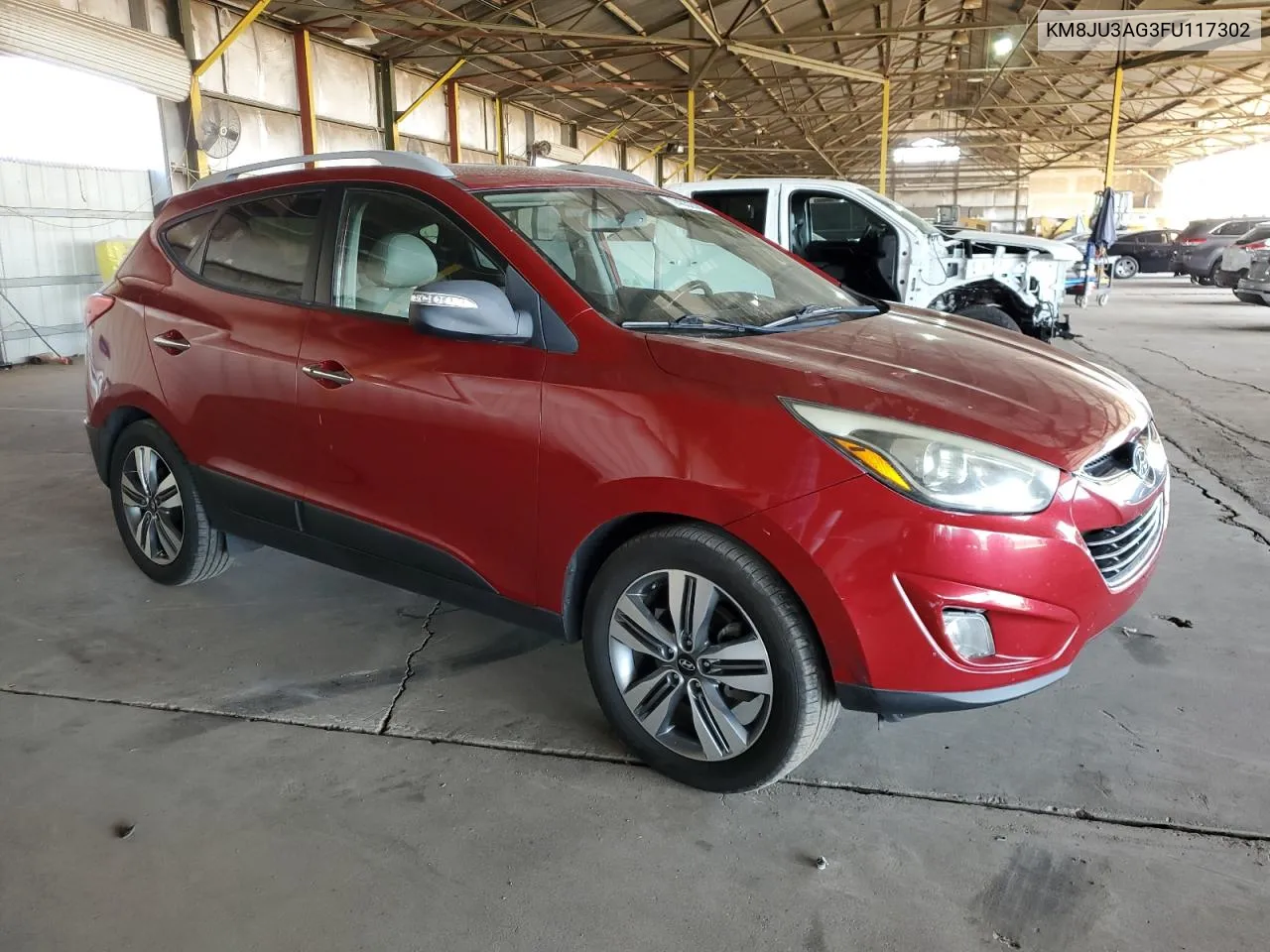 2015 Hyundai Tucson Limited VIN: KM8JU3AG3FU117302 Lot: 74032084