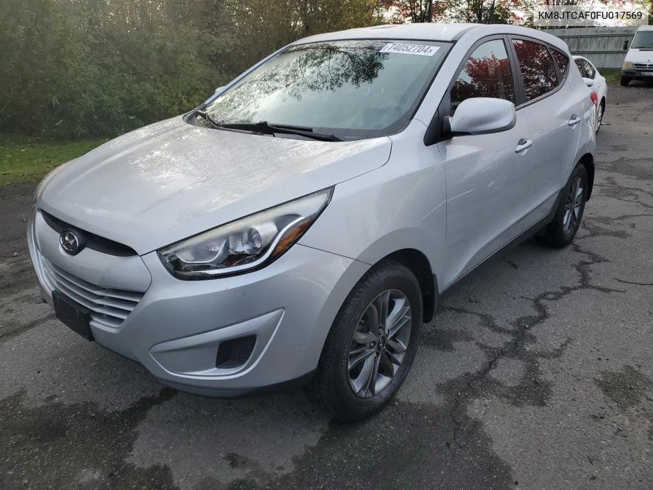 2015 Hyundai Tucson Gls VIN: KM8JTCAF0FU017569 Lot: 74052704