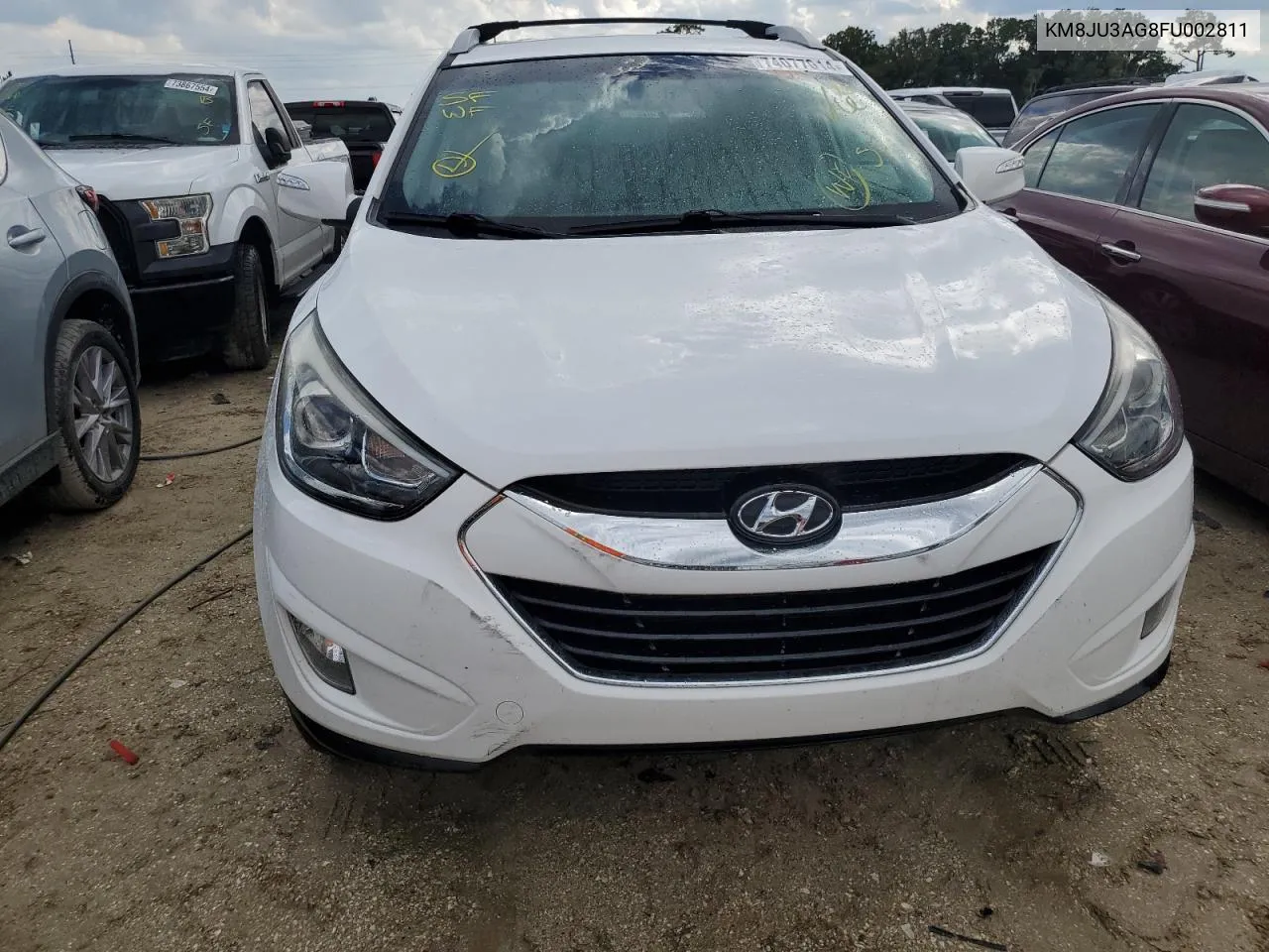 2015 Hyundai Tucson Limited VIN: KM8JU3AG8FU002811 Lot: 74077014