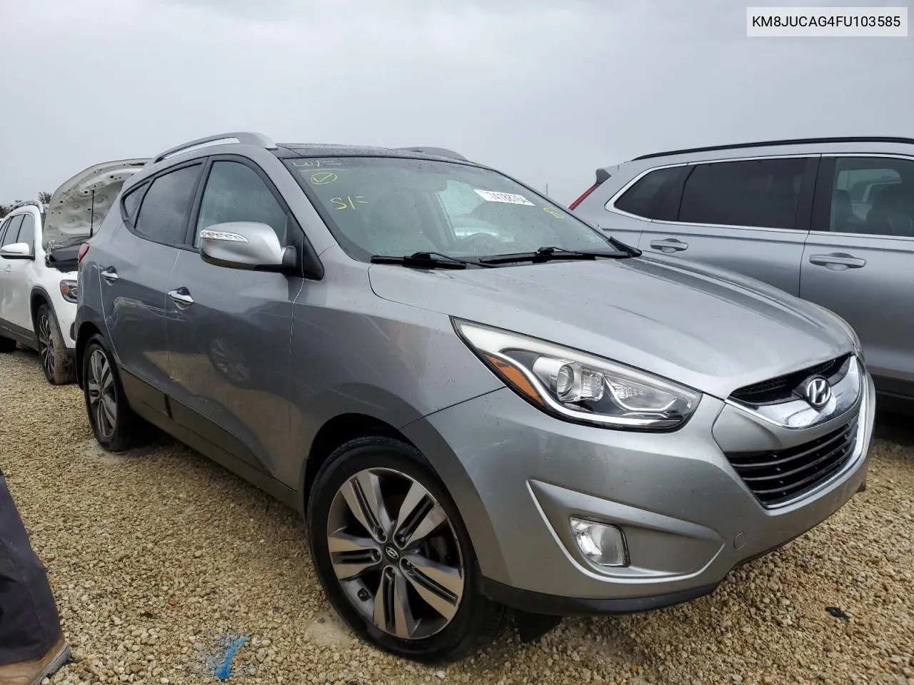 2015 Hyundai Tucson Limited VIN: KM8JUCAG4FU103585 Lot: 74188764