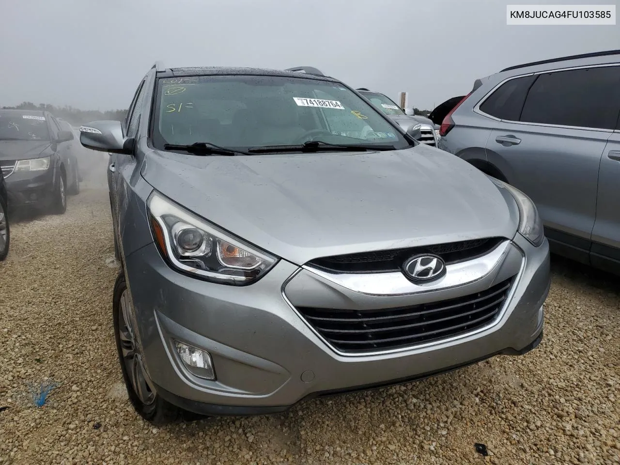 2015 Hyundai Tucson Limited VIN: KM8JUCAG4FU103585 Lot: 74188764