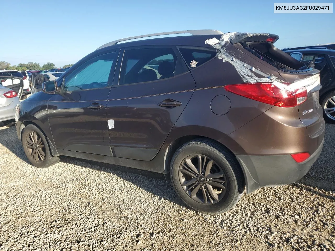 2015 Hyundai Tucson Limited VIN: KM8JU3AG2FU029471 Lot: 74444264