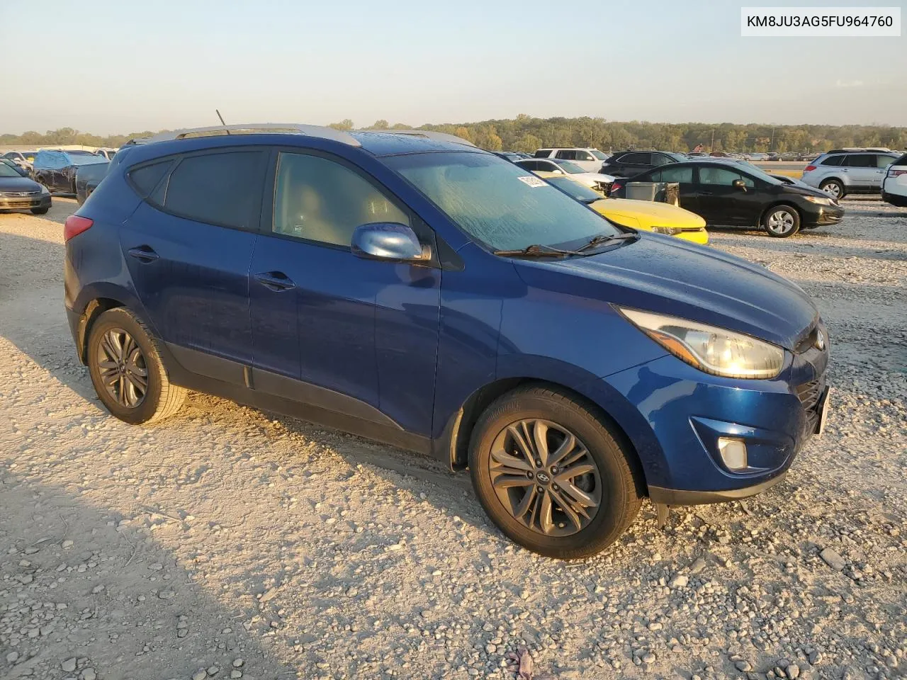 2015 Hyundai Tucson Limited VIN: KM8JU3AG5FU964760 Lot: 75125104