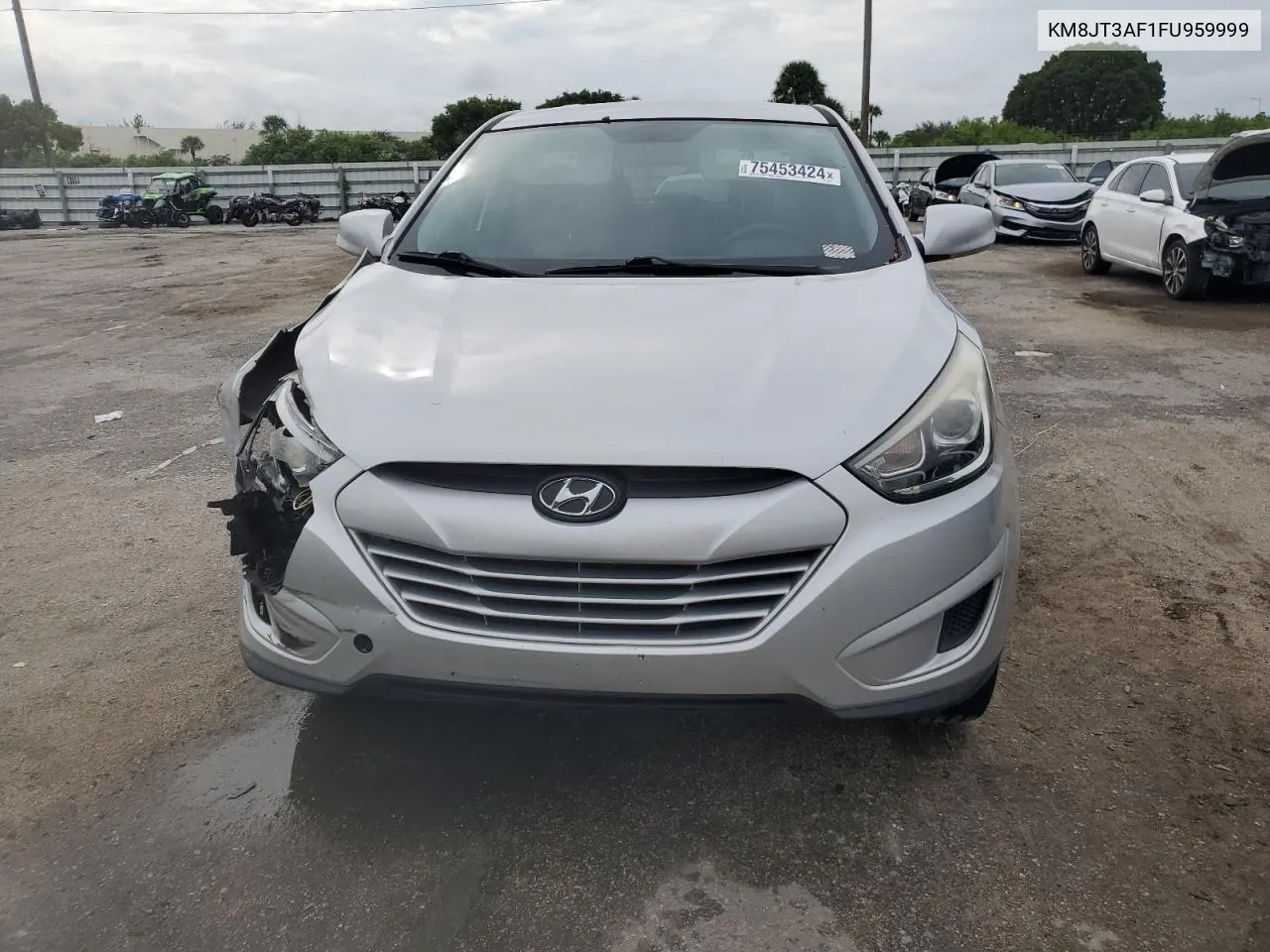 2015 Hyundai Tucson Gls VIN: KM8JT3AF1FU959999 Lot: 75453424