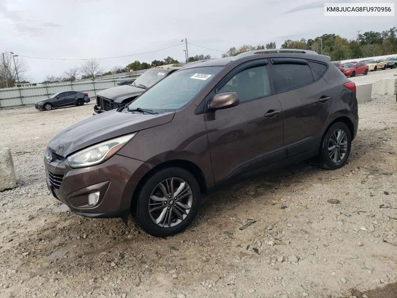 2015 Hyundai Tucson Limited VIN: KM8JUCAG8FU970956 Lot: 75629354