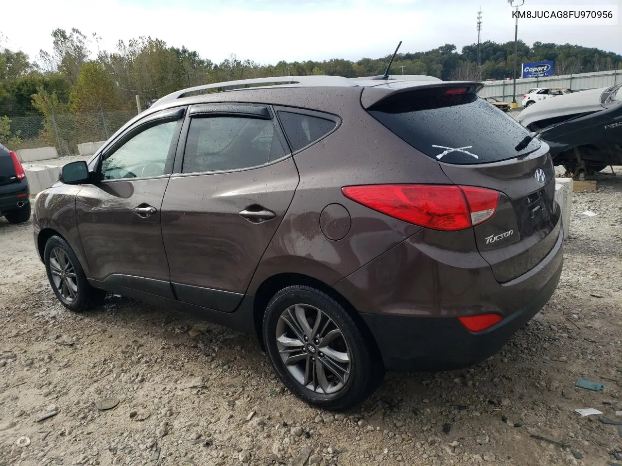 2015 Hyundai Tucson Limited VIN: KM8JUCAG8FU970956 Lot: 75629354