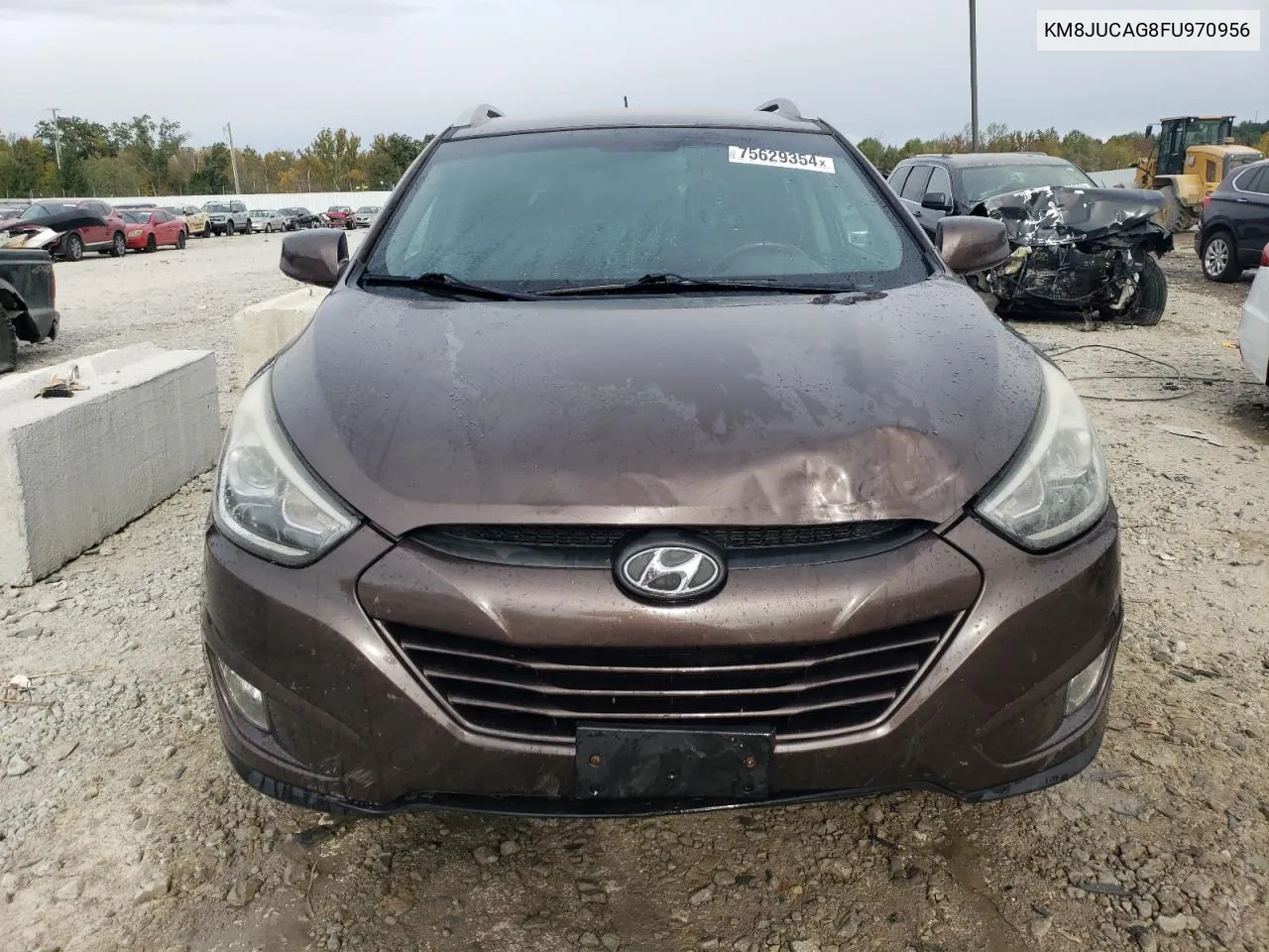 2015 Hyundai Tucson Limited VIN: KM8JUCAG8FU970956 Lot: 75629354