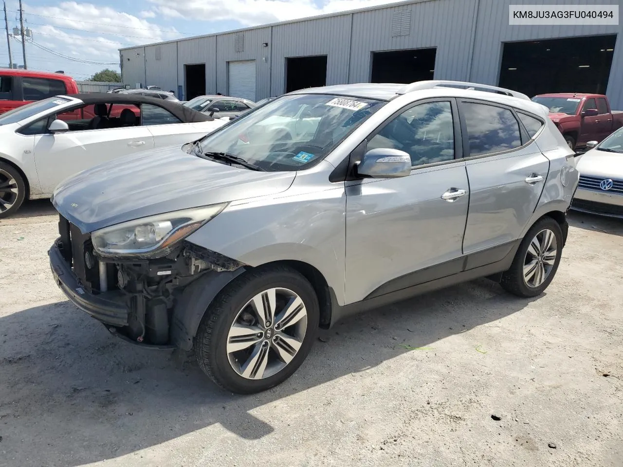 2015 Hyundai Tucson Limited VIN: KM8JU3AG3FU040494 Lot: 75808764