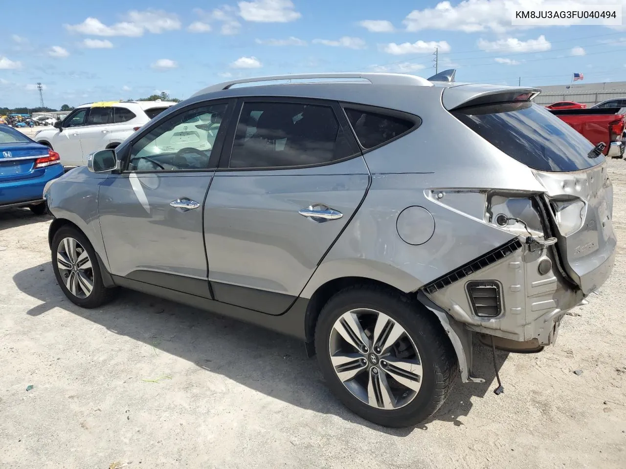 2015 Hyundai Tucson Limited VIN: KM8JU3AG3FU040494 Lot: 75808764