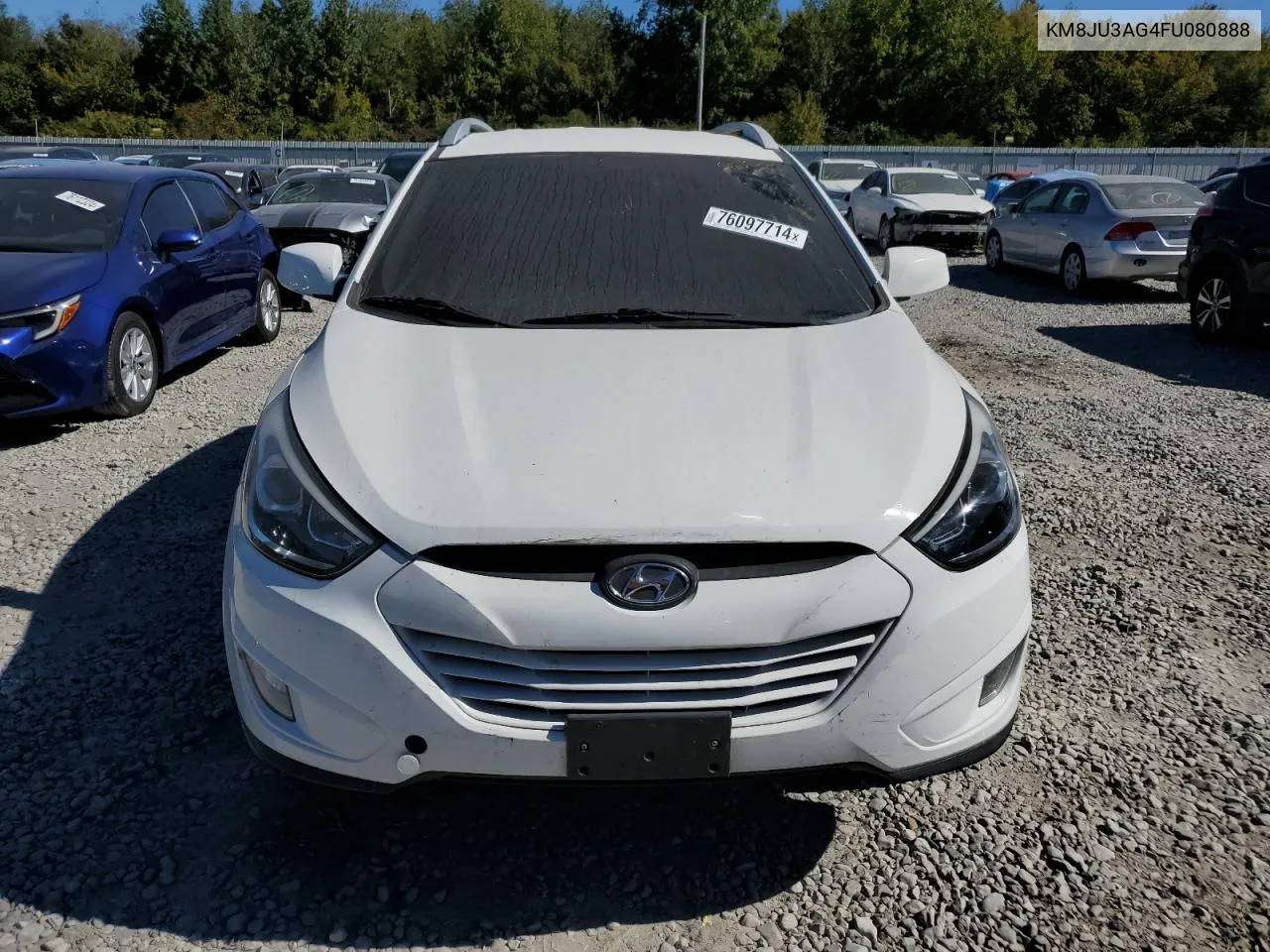 2015 Hyundai Tucson Limited VIN: KM8JU3AG4FU080888 Lot: 76097714