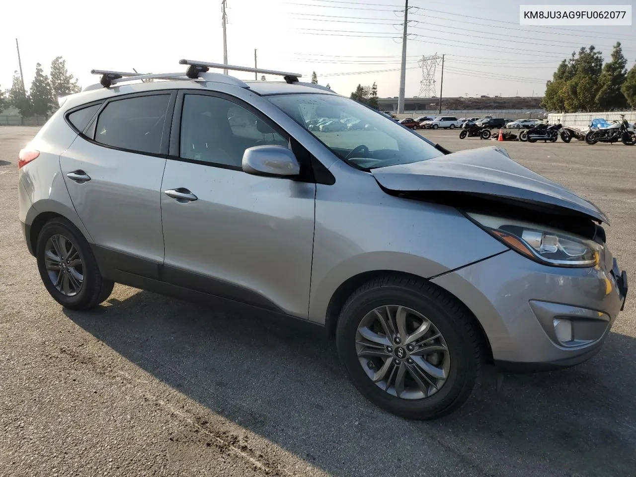 2015 Hyundai Tucson Limited VIN: KM8JU3AG9FU062077 Lot: 76394224