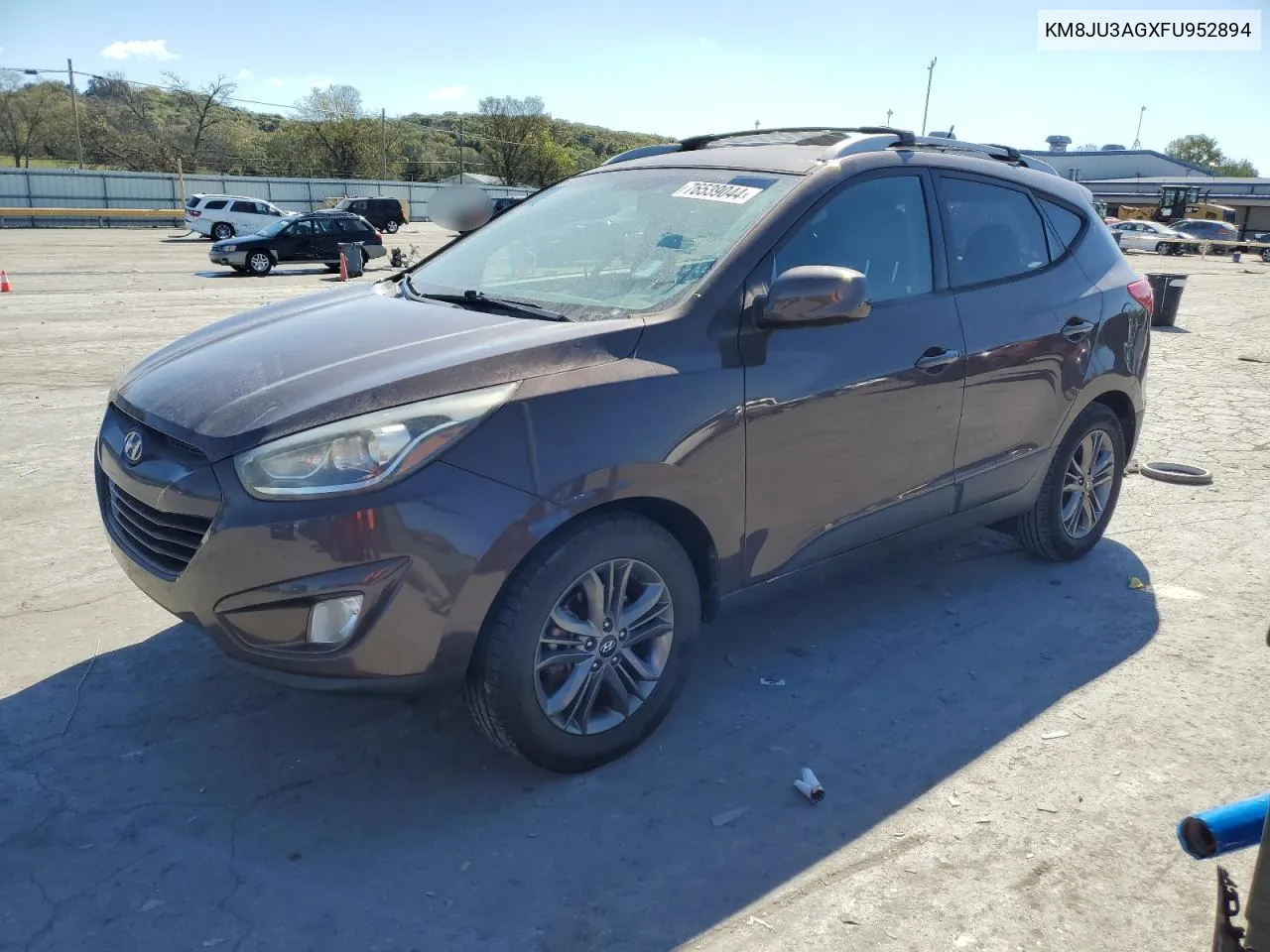 2015 Hyundai Tucson Limited VIN: KM8JU3AGXFU952894 Lot: 76539044