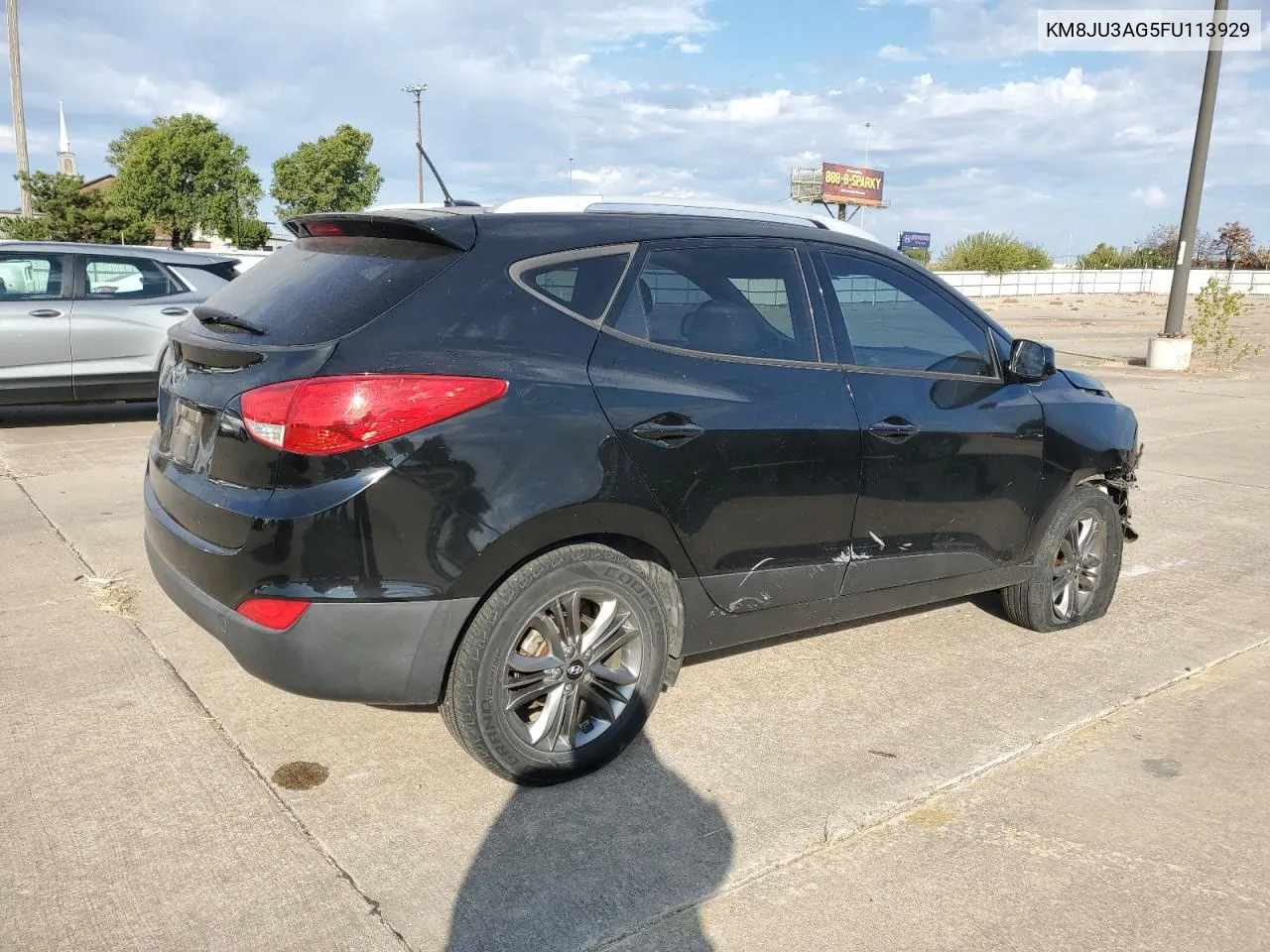 2015 Hyundai Tucson Limited VIN: KM8JU3AG5FU113929 Lot: 77033174